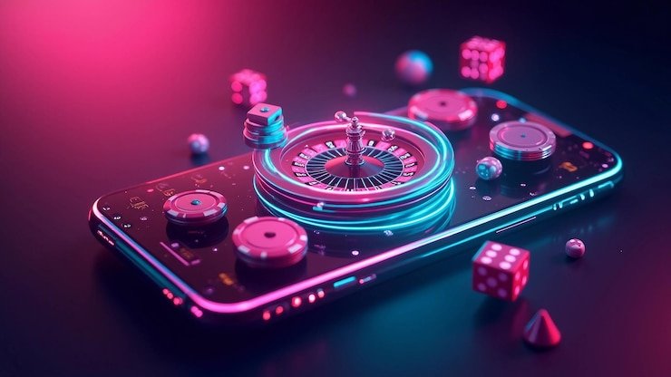 Layar dashboard pola slot dengan berbagai kategori slot dan sportsbook